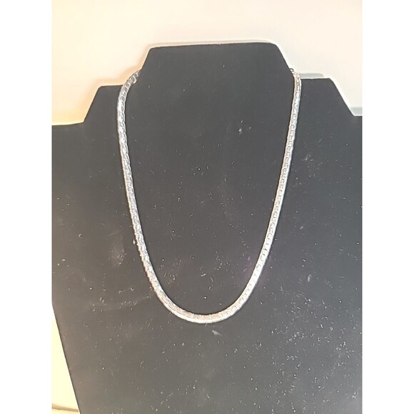Emmons Vintage Silver Tone 15" Chain, Necklace, Choker Patent #3427691 - Picture 1 of 5